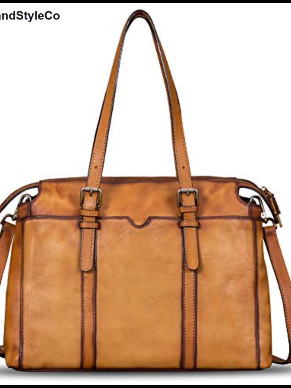 Genuine Leather Satchel Crossbody Shoulder Bag Vintage Handmade Purse